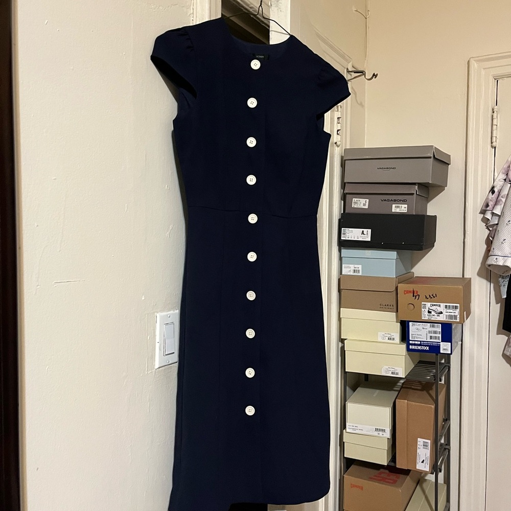 J Crew Cap Sleeve Dress